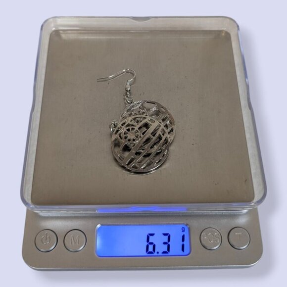 (2/$20) Star Wars Death Star Cut Out Earrings - Picture 5 of 5